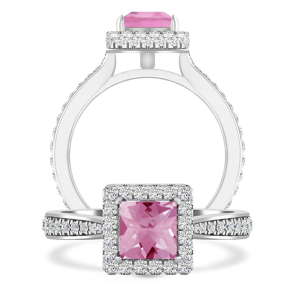 White Gold - Pink Tourmaline