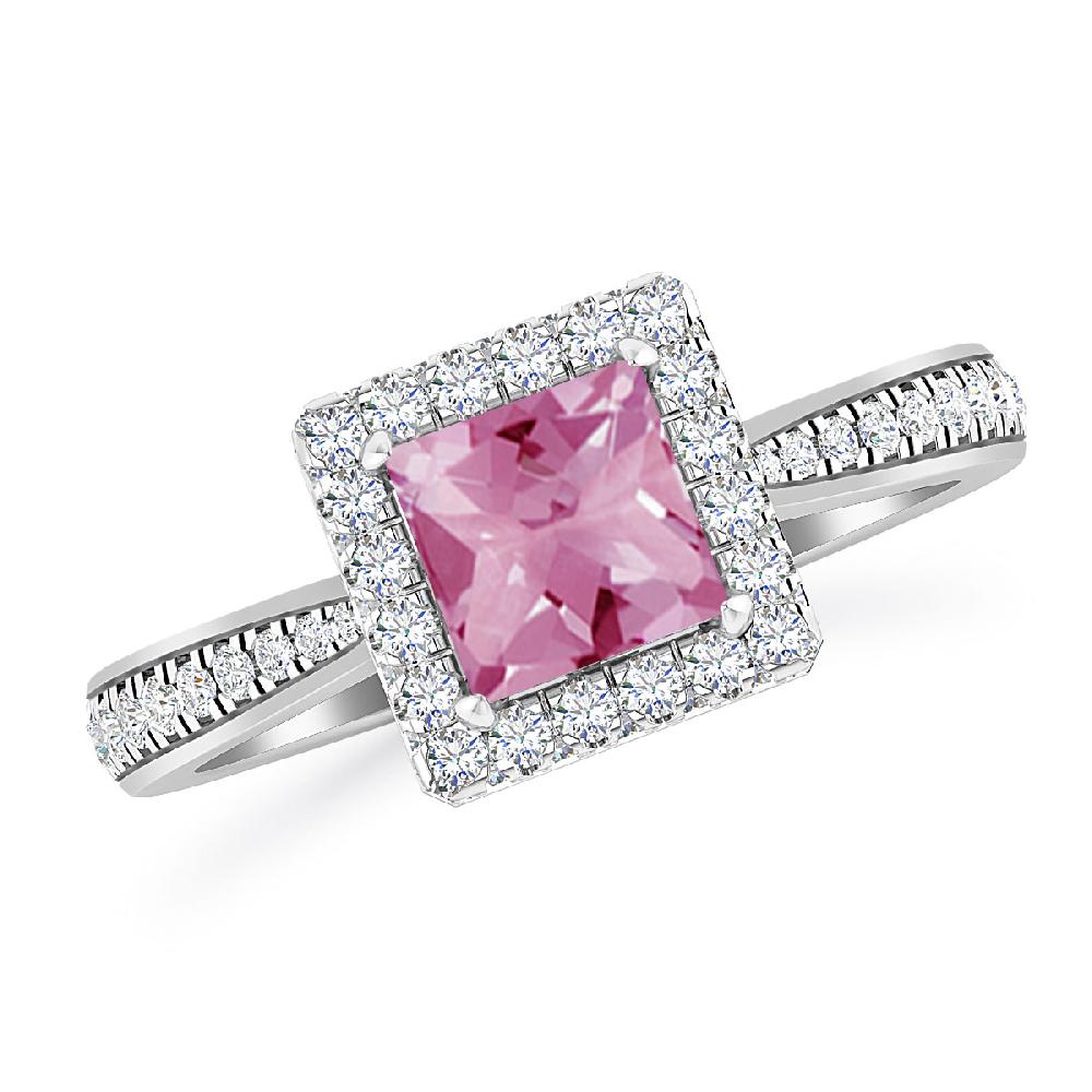 White Gold - Pink Tourmaline