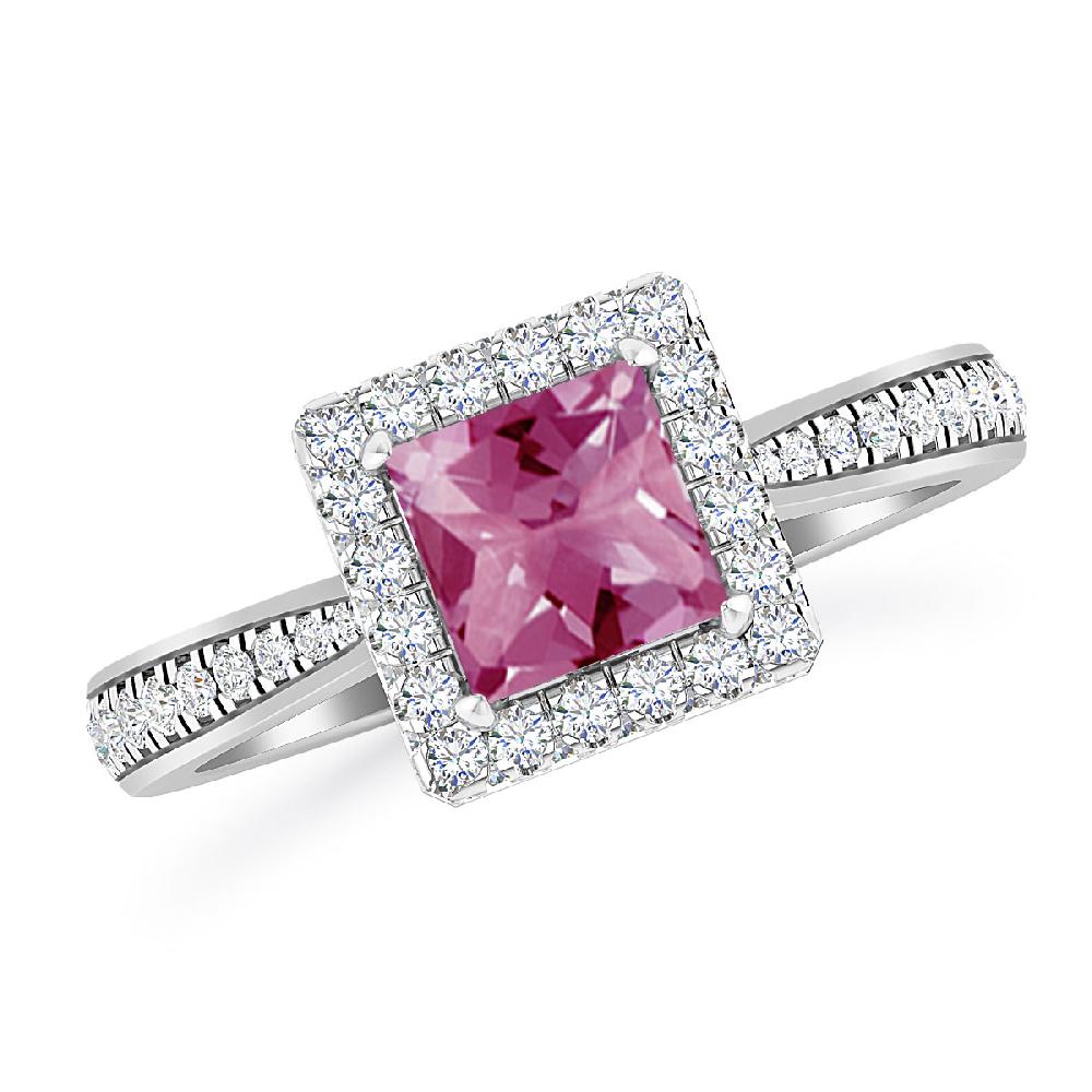 White Gold - Pink Tourmaline