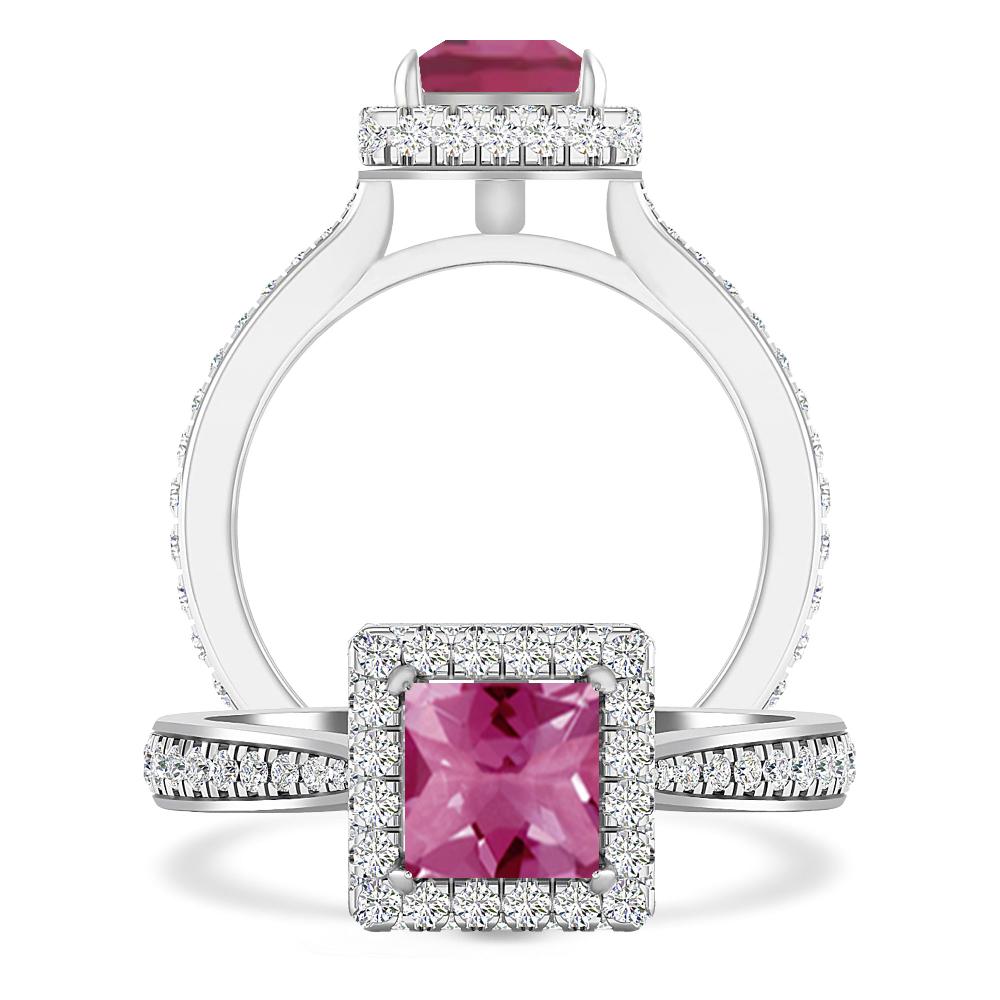 White Gold - Pink Tourmaline