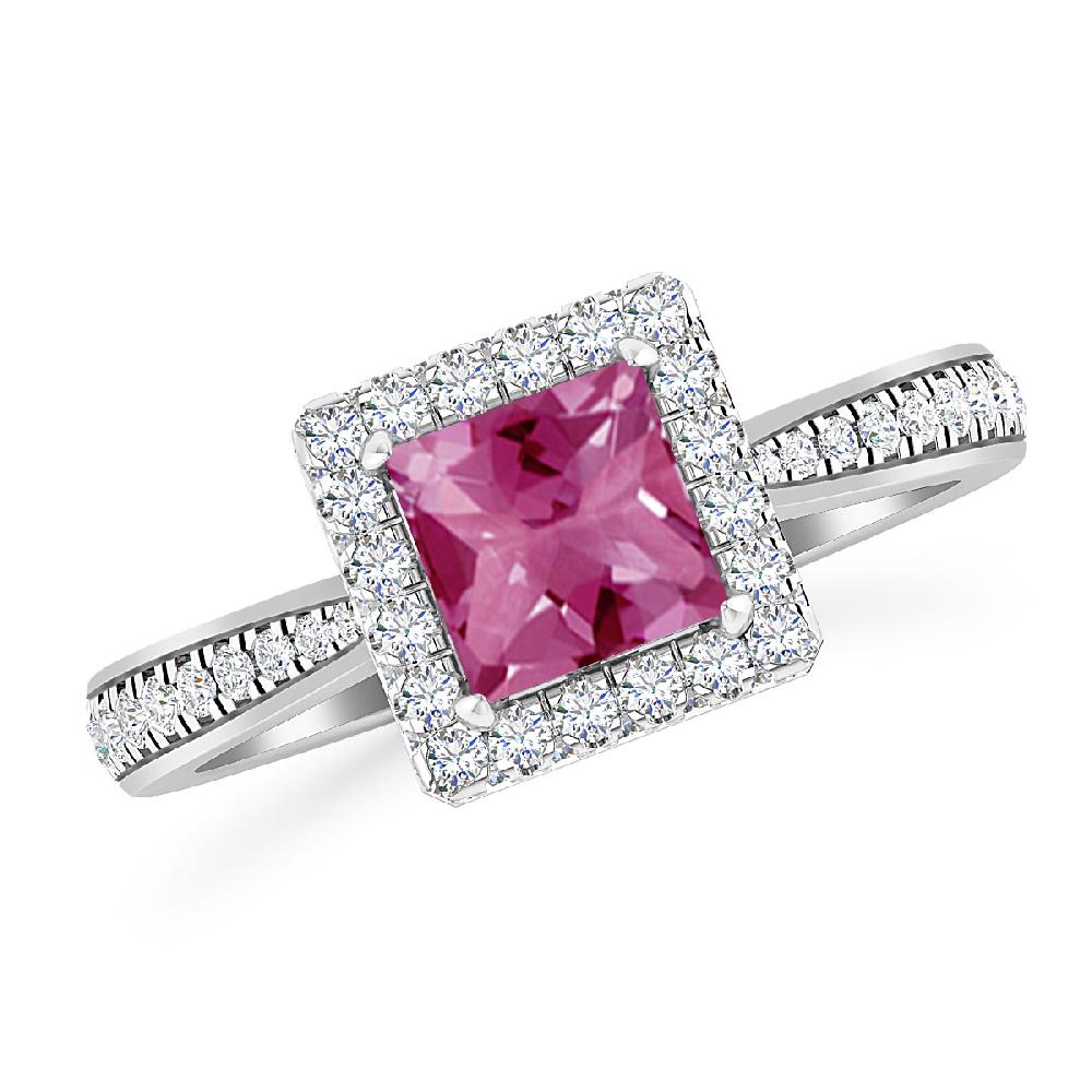 White Gold - Pink Tourmaline