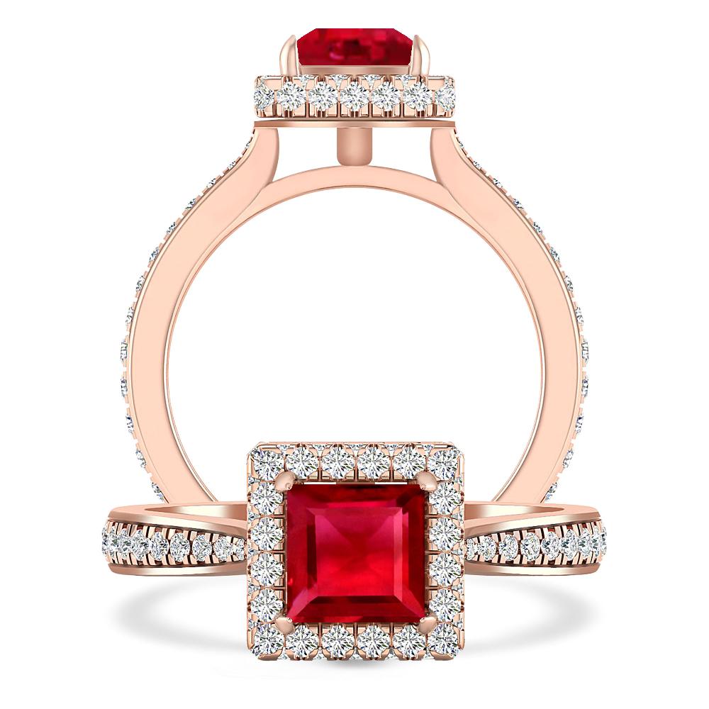 Rose Gold - Ruby