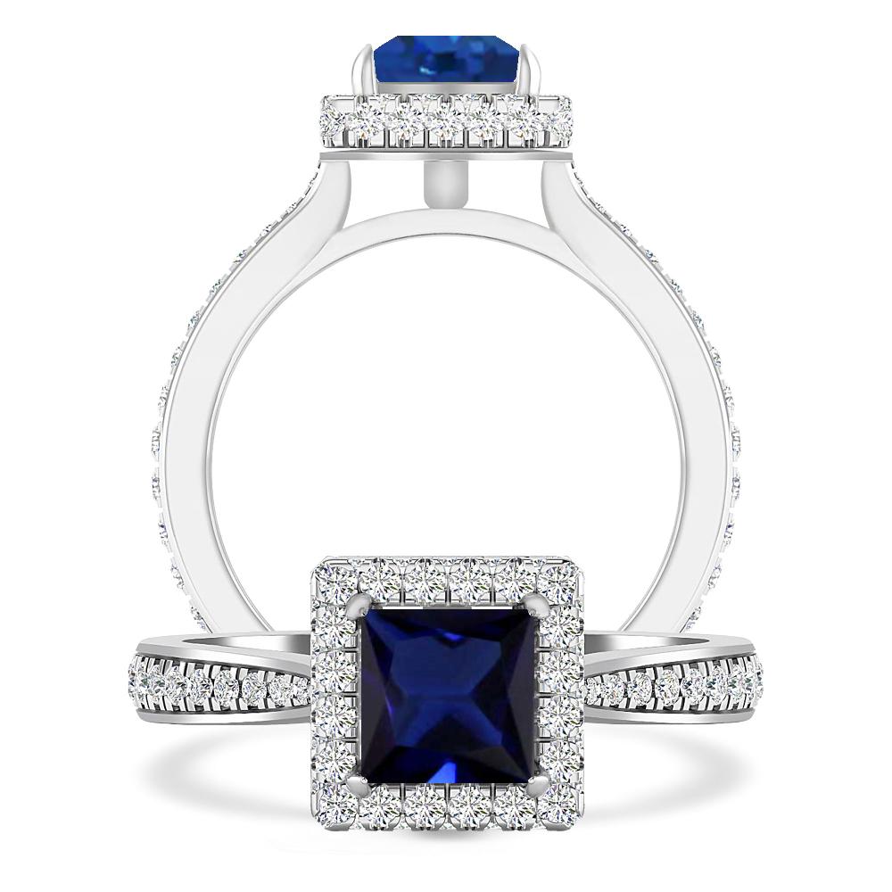 White Gold - Sapphire