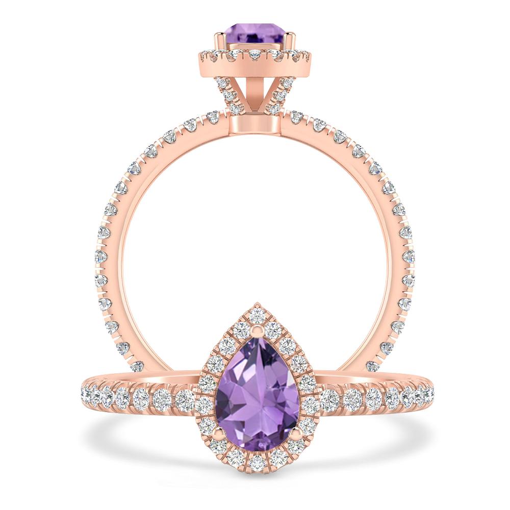 Rose Gold - Amethyst