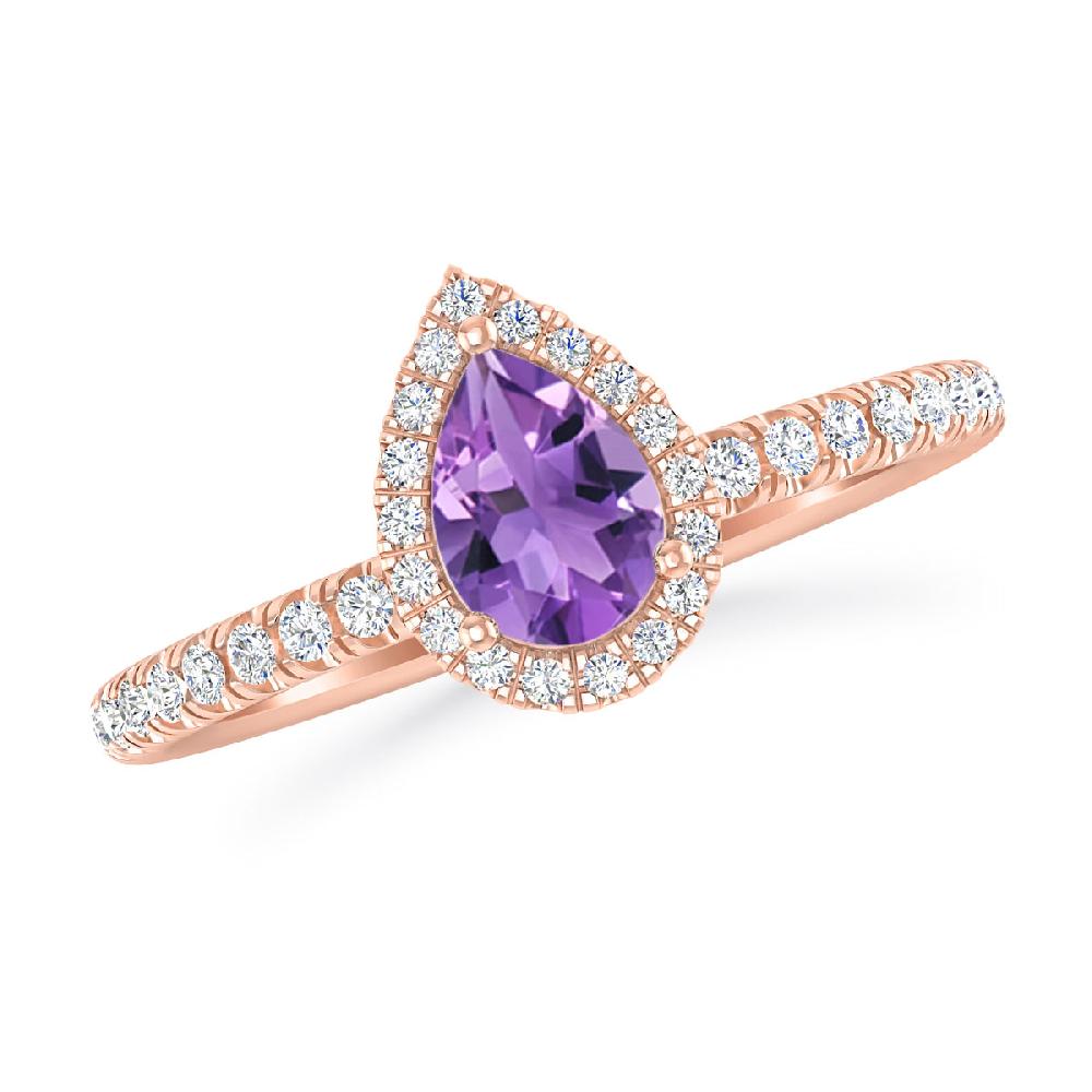 Rose Gold - Amethyst