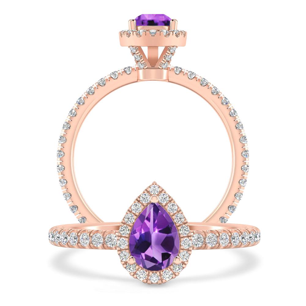 Rose Gold - Amethyst