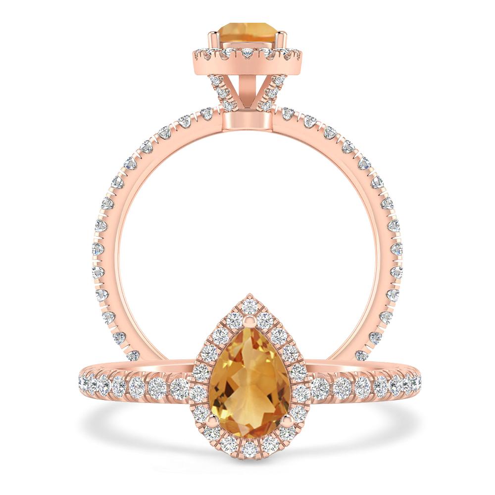 Rose Gold - Citrine