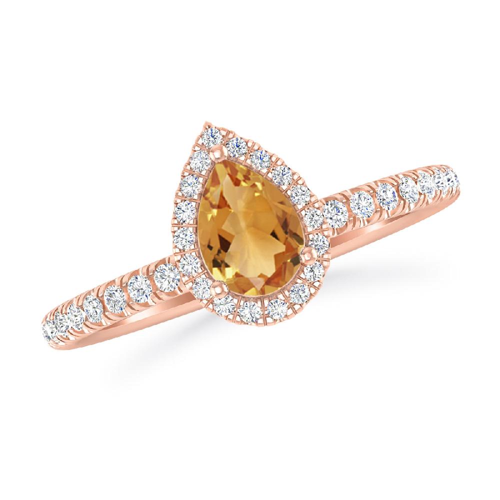 Rose Gold - Citrine