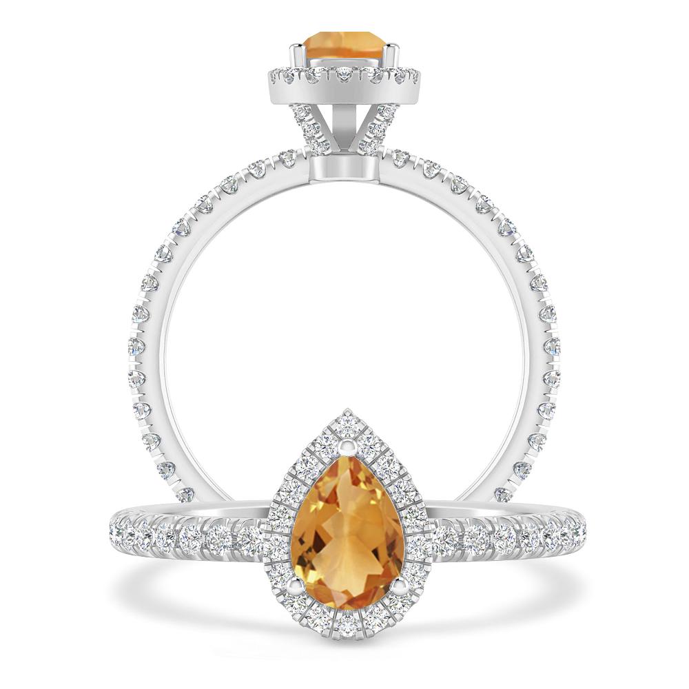 White Gold - Citrine