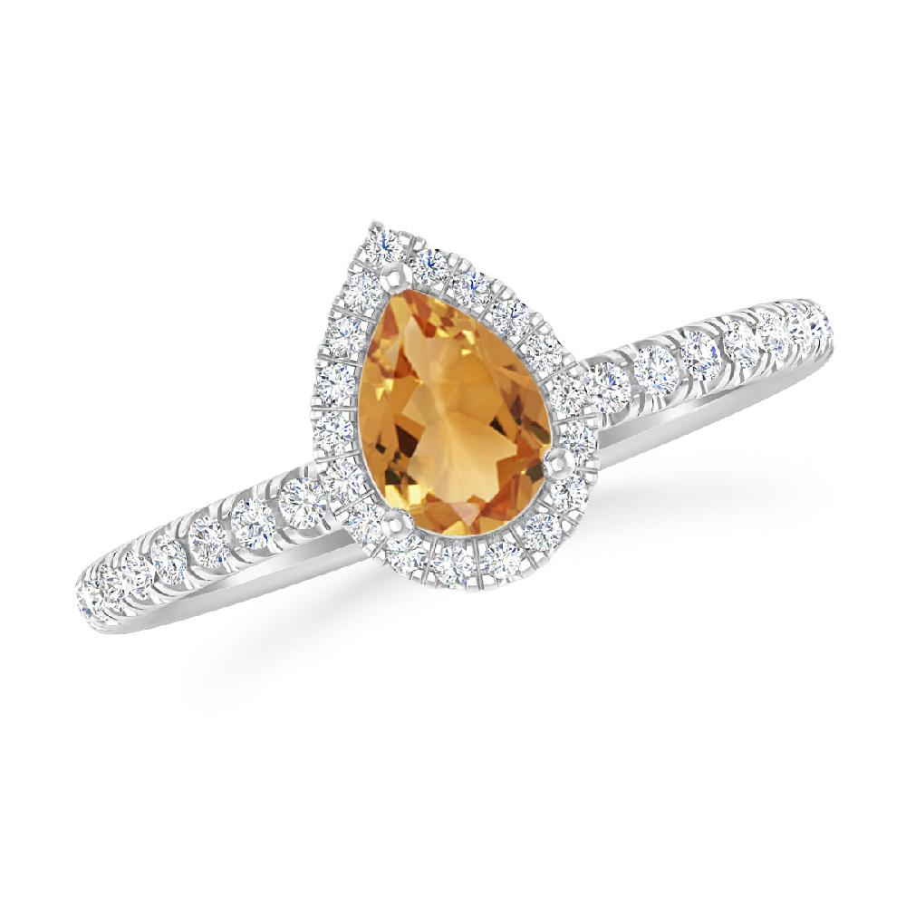 White Gold - Citrine