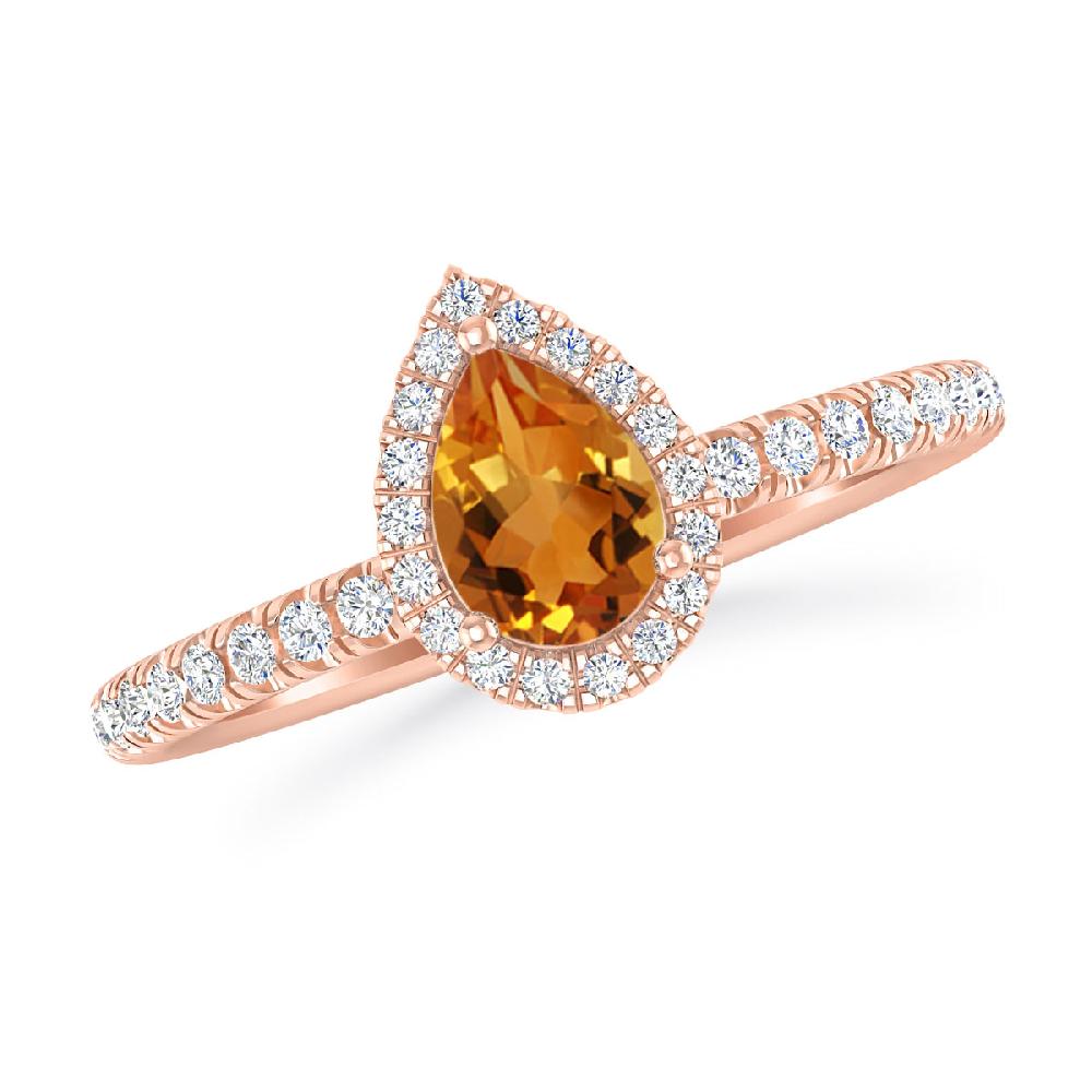 Rose Gold - Citrine