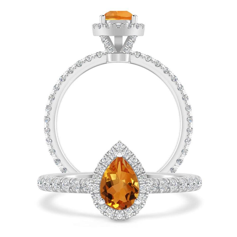 White Gold - Citrine