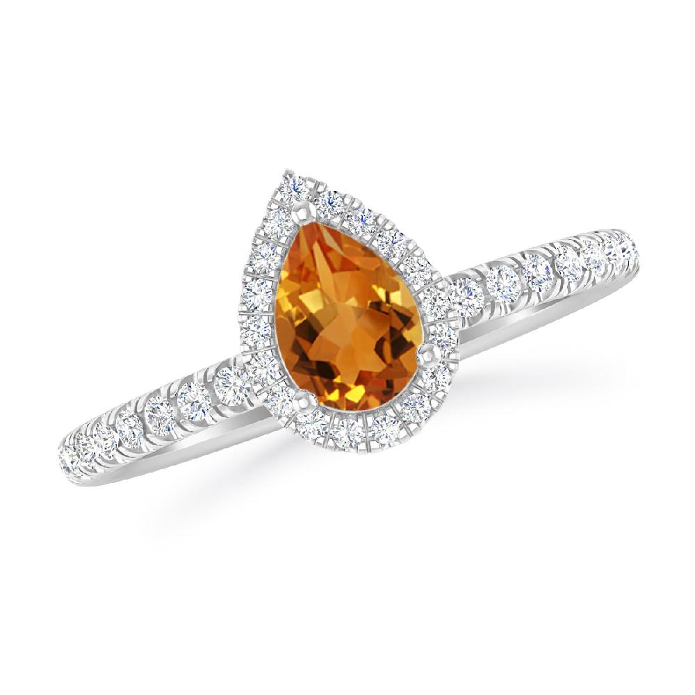 White Gold - Citrine