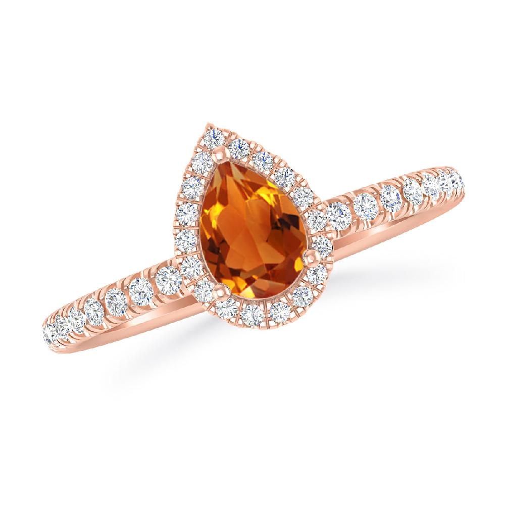 Rose Gold - Citrine