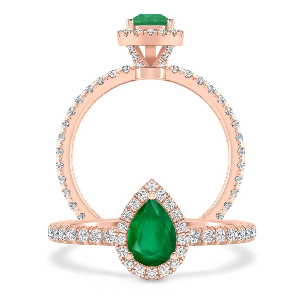 Rose Gold - Emerald