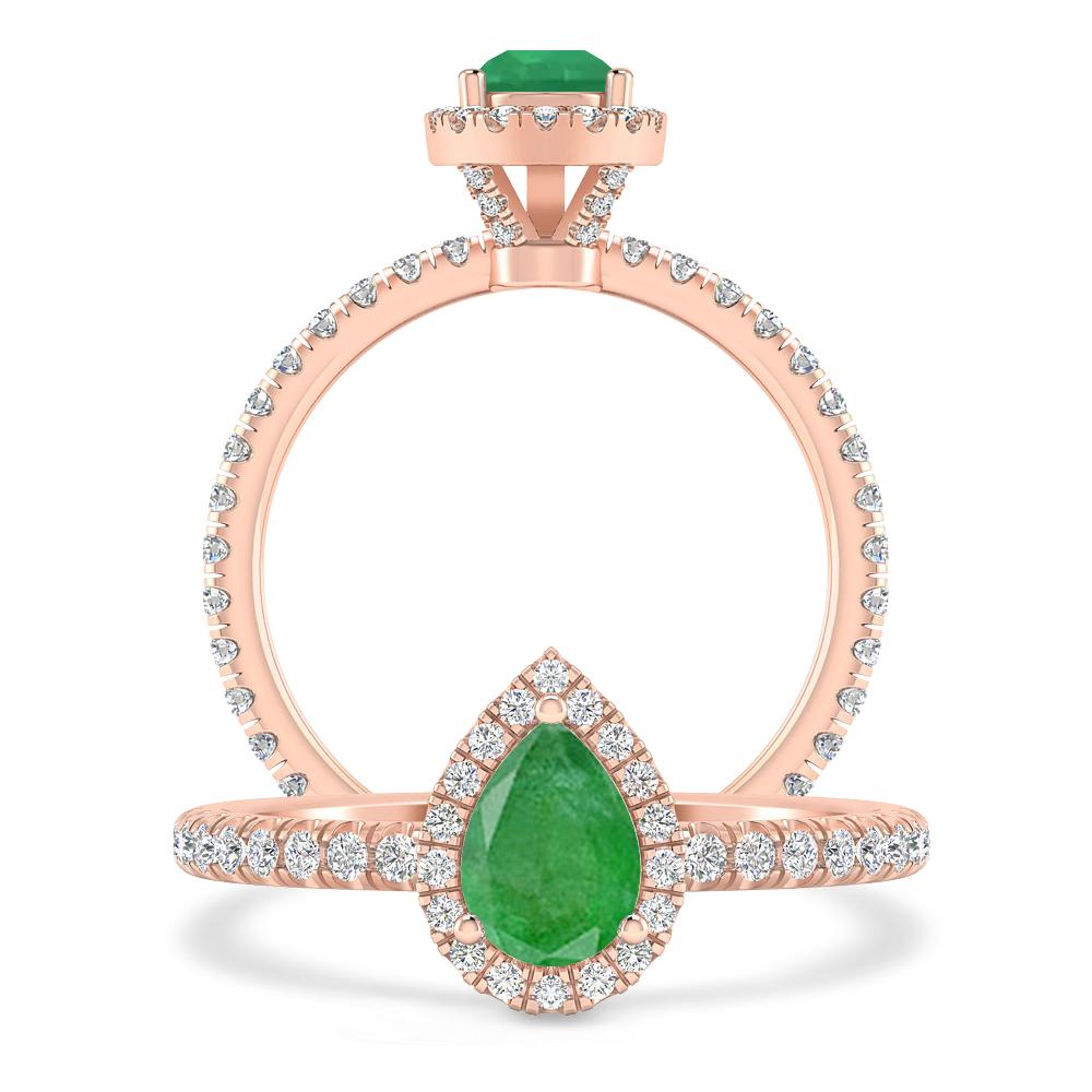 Rose Gold - Emerald