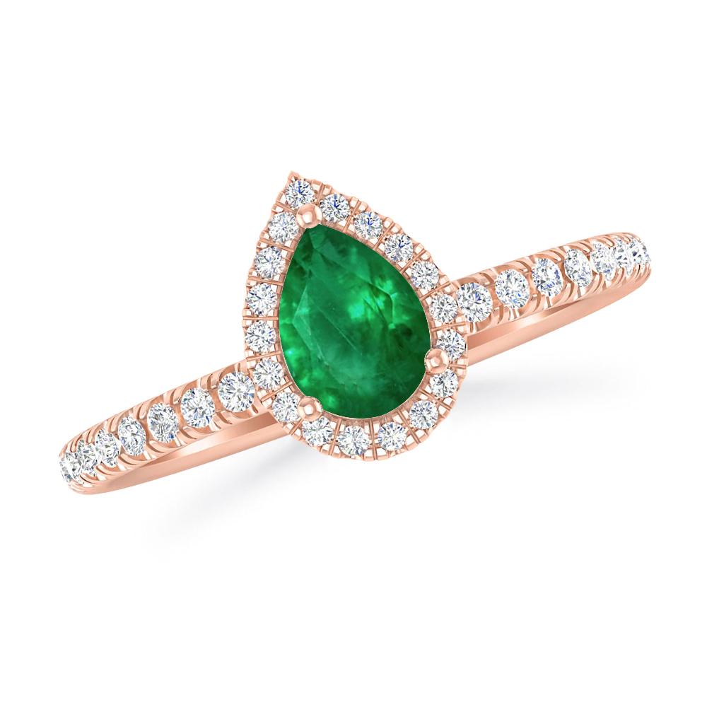 Rose Gold - Emerald