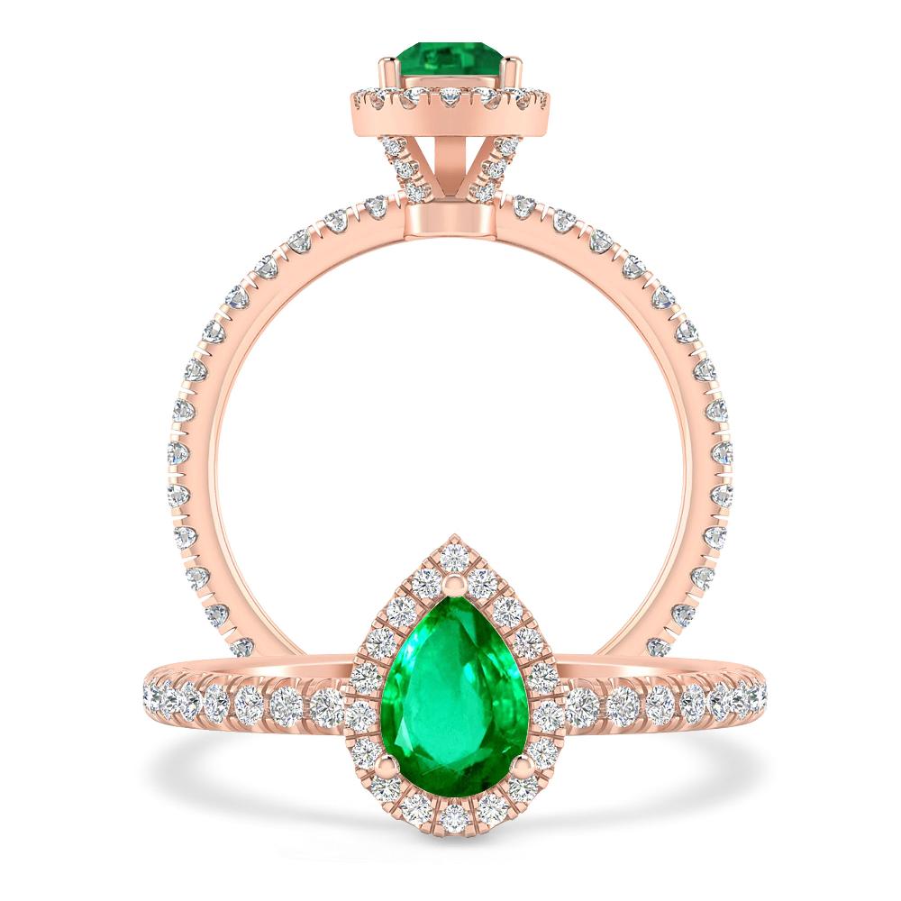 Rose Gold - Emerald