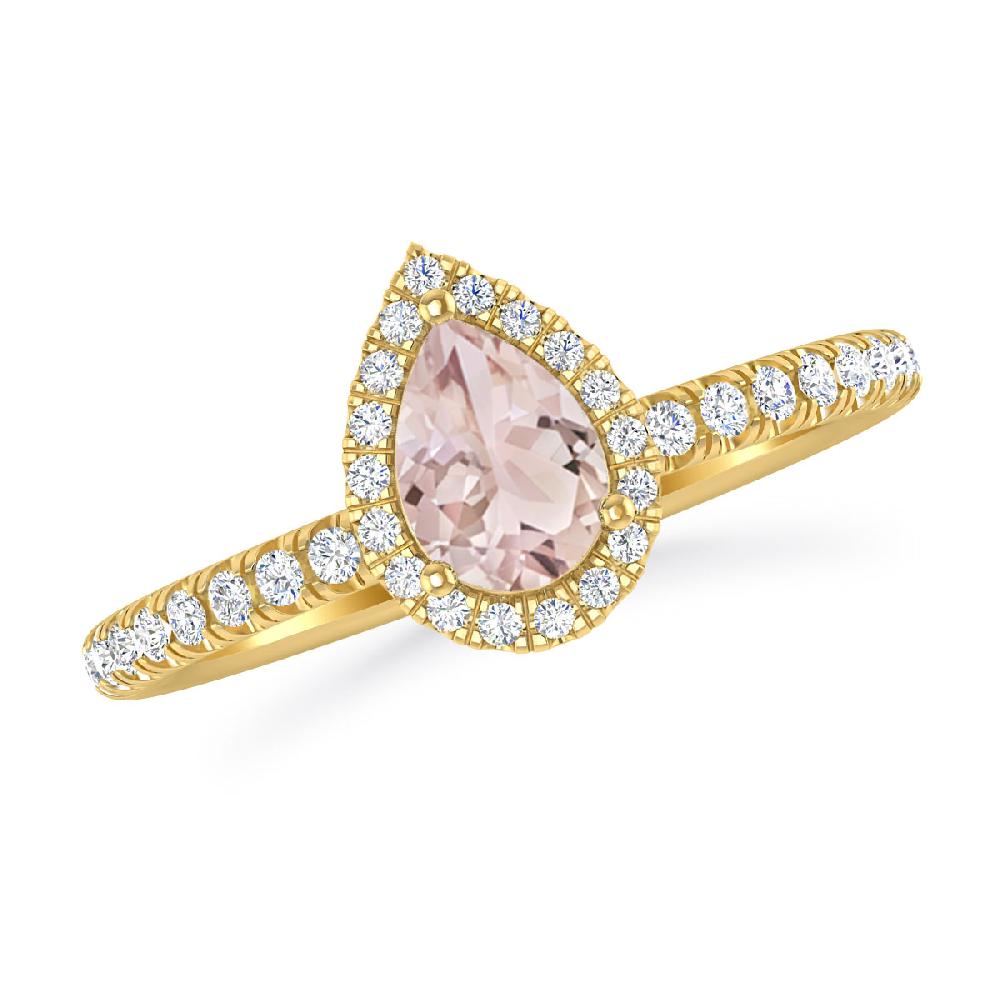 Yellow Gold - Morganite