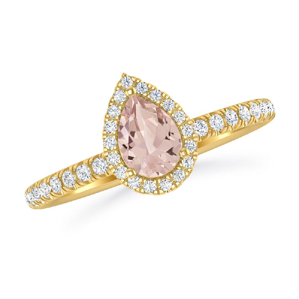 Yellow Gold - Morganite