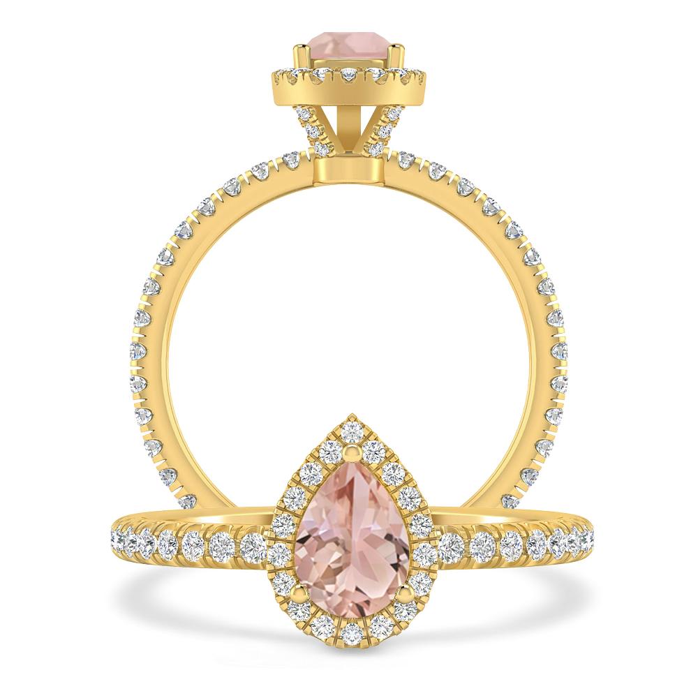 Yellow Gold - Morganite