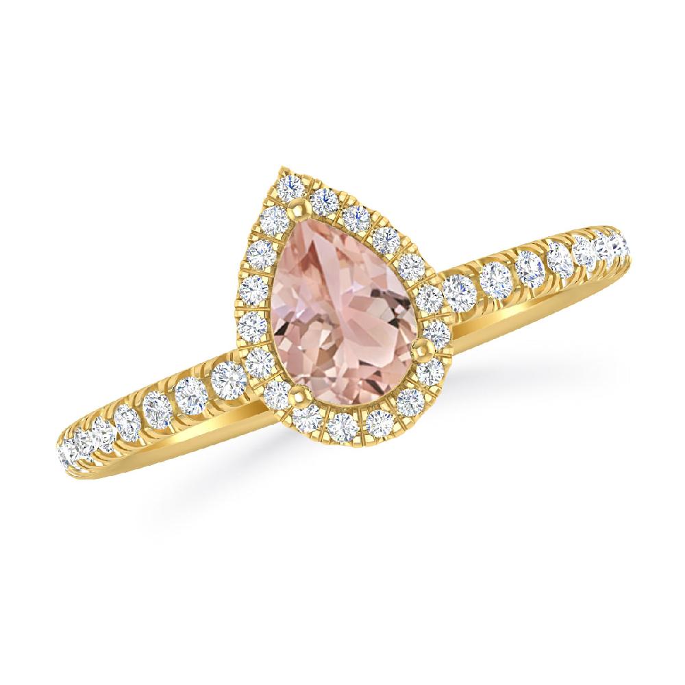 Yellow Gold - Morganite