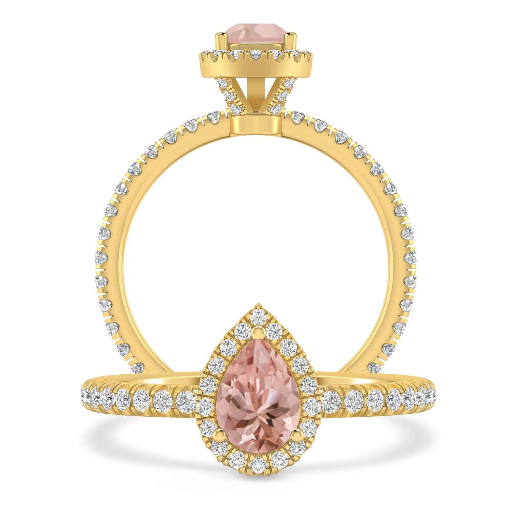 Yellow Gold - Morganite