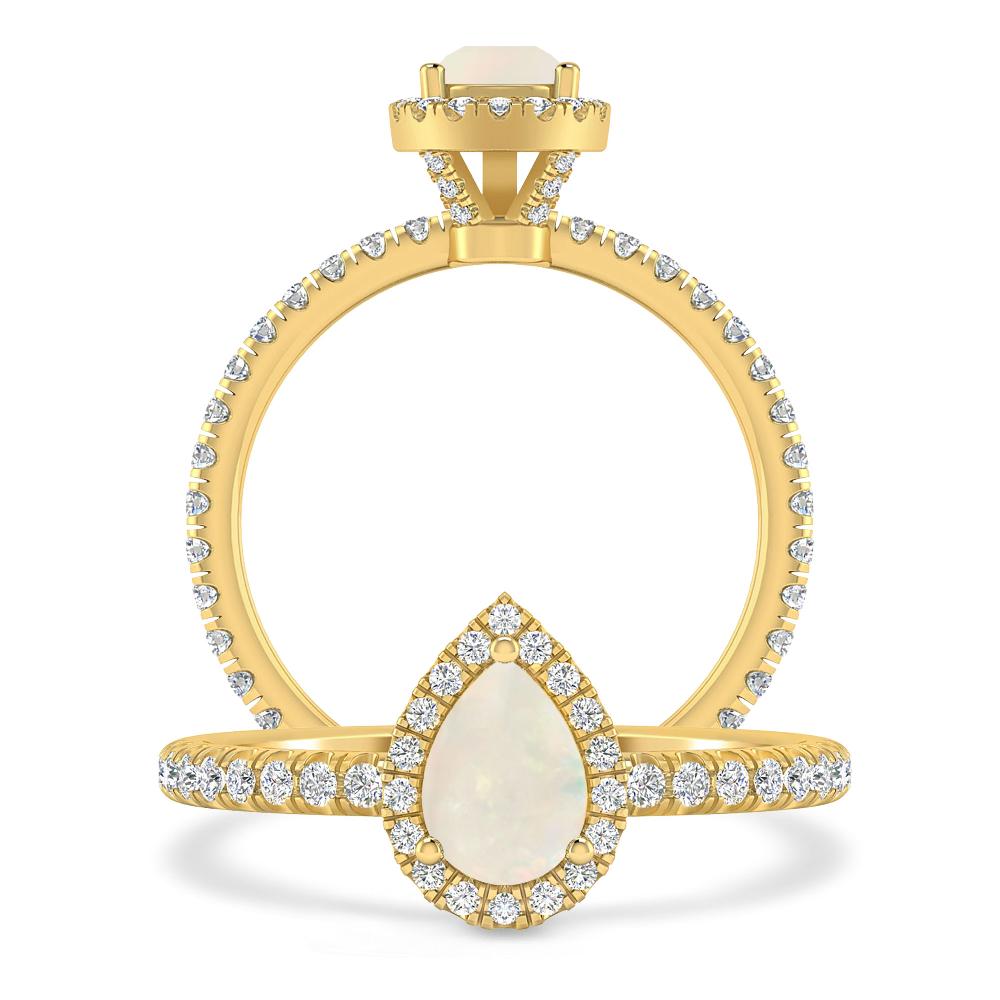 Yellow Gold - Opal