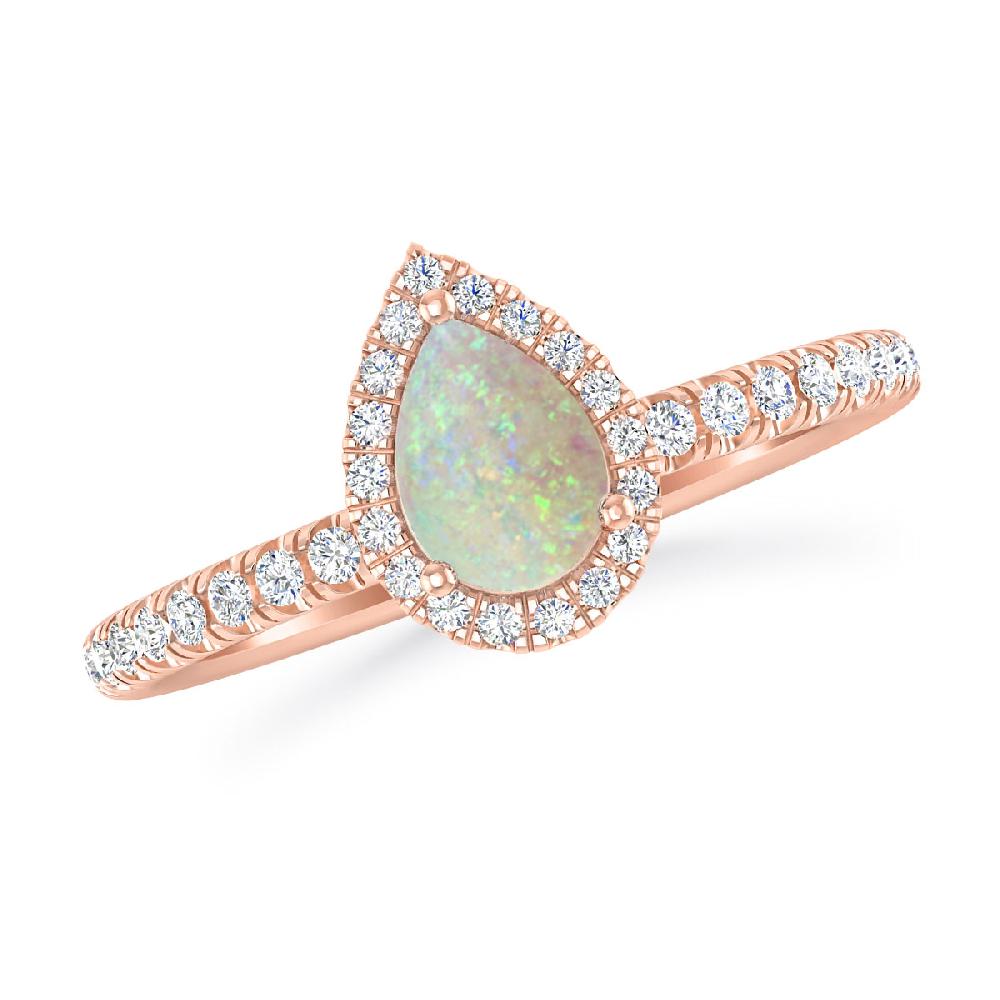 Rose Gold - Opal