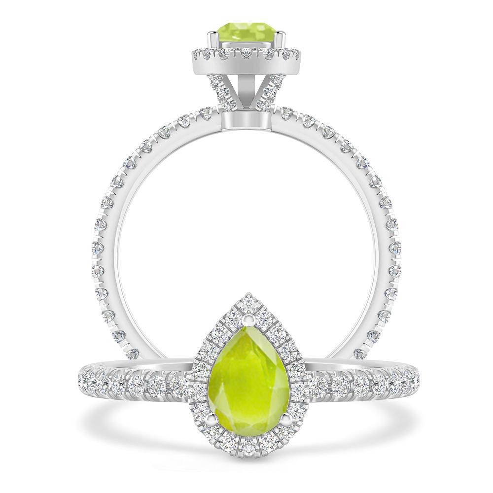 White Gold - Peridot