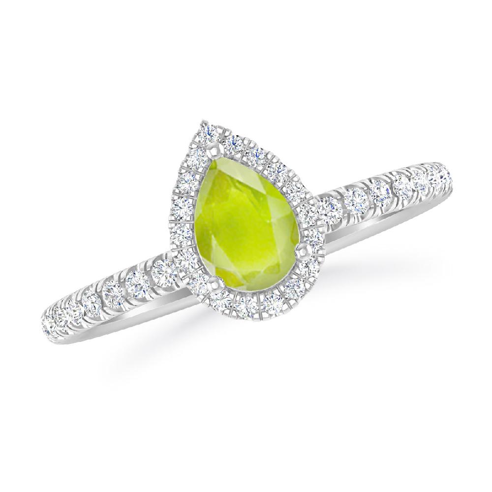 White Gold - Peridot