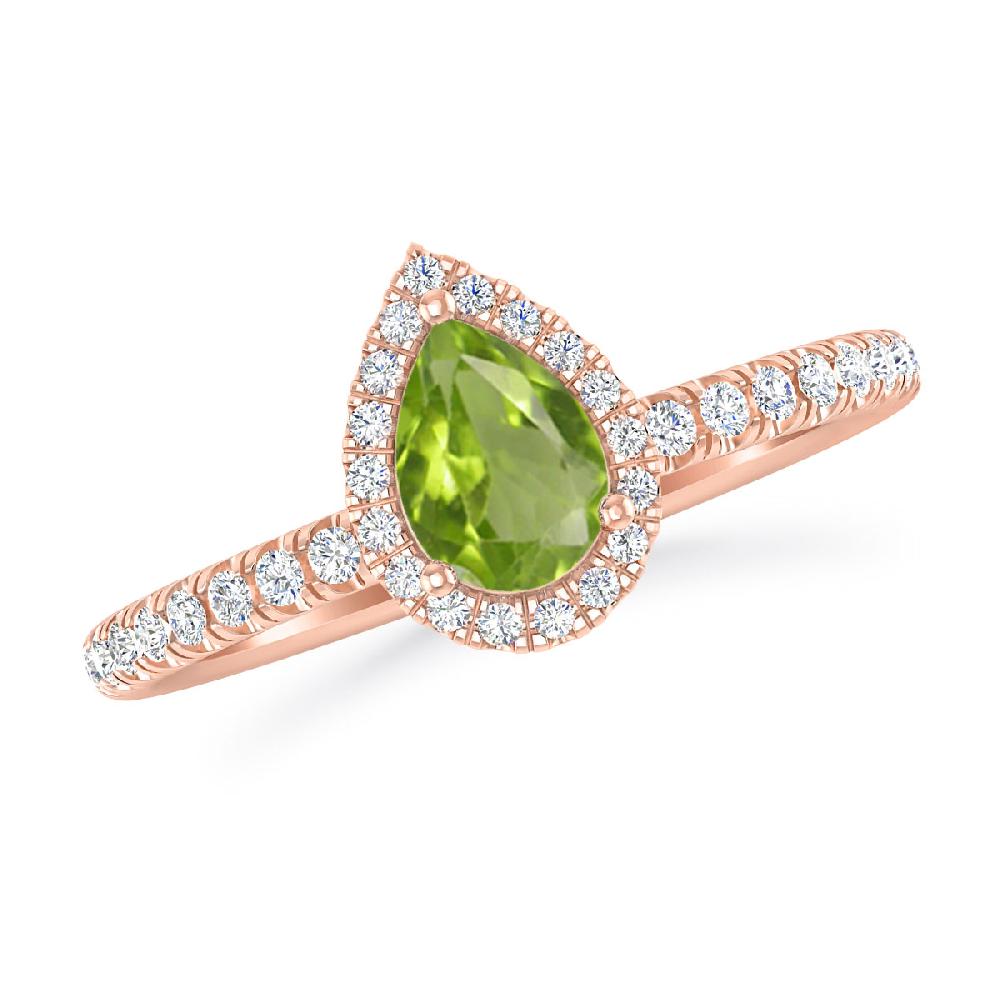 Rose Gold - Peridot