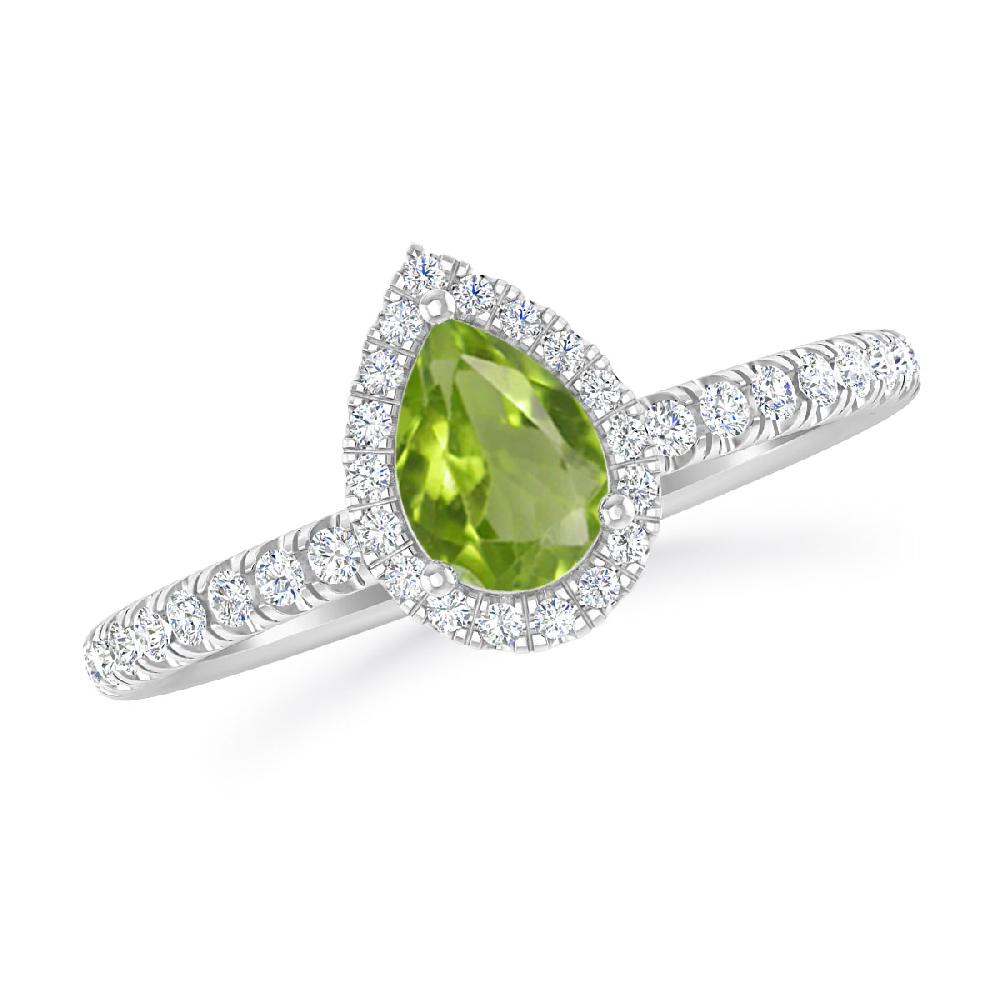 White Gold - Peridot