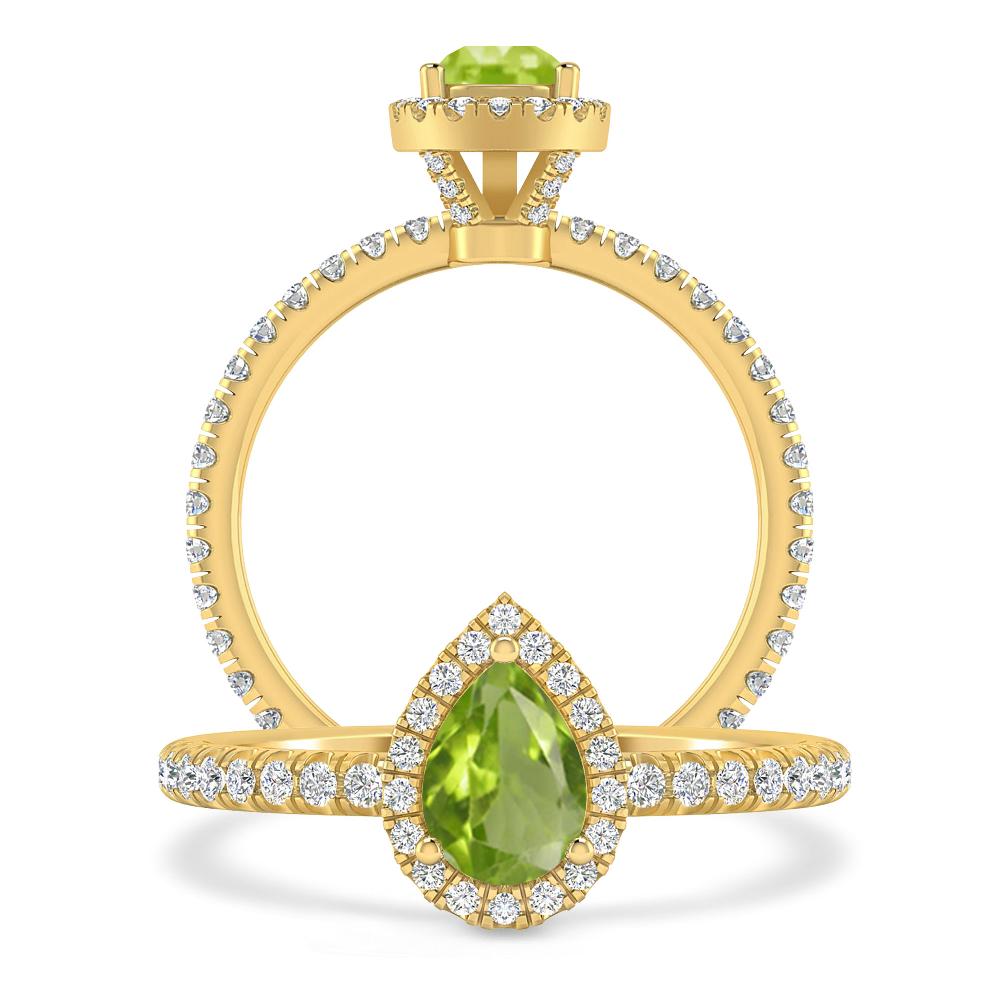 Yellow Gold - Peridot