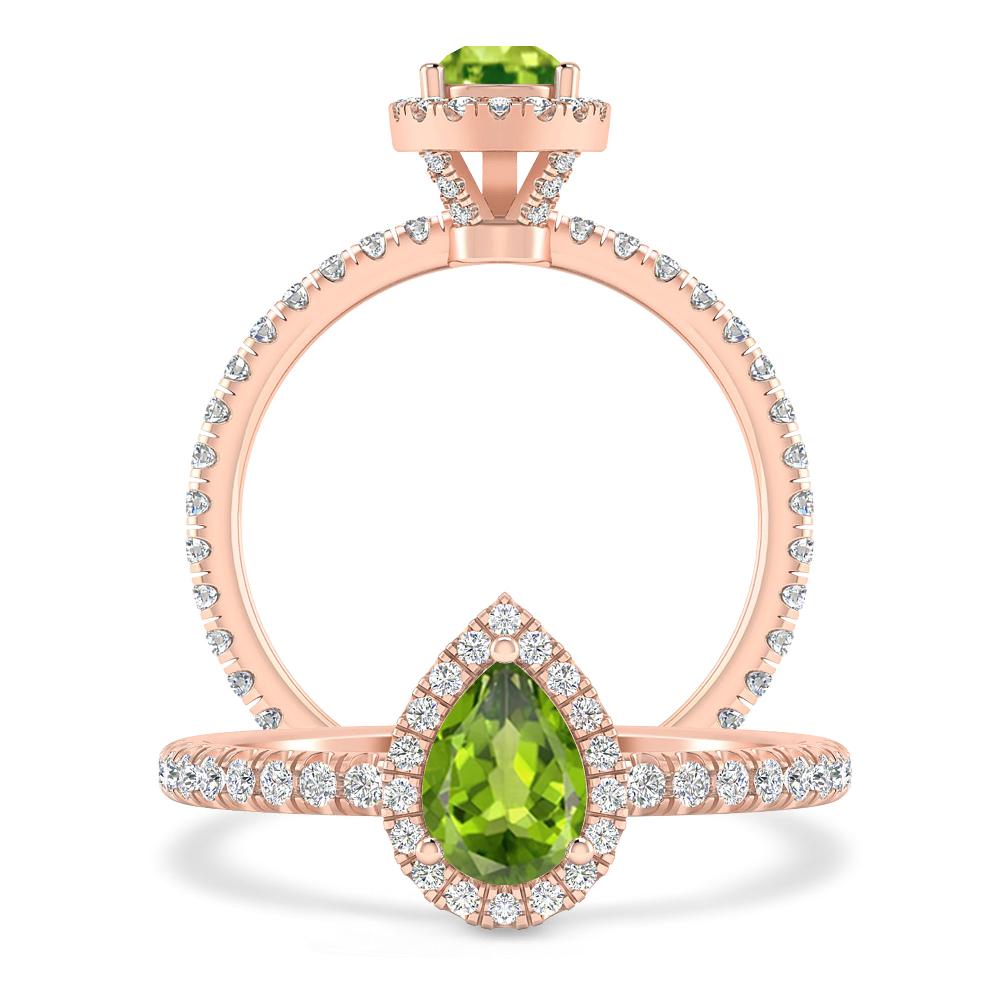 Rose Gold - Peridot