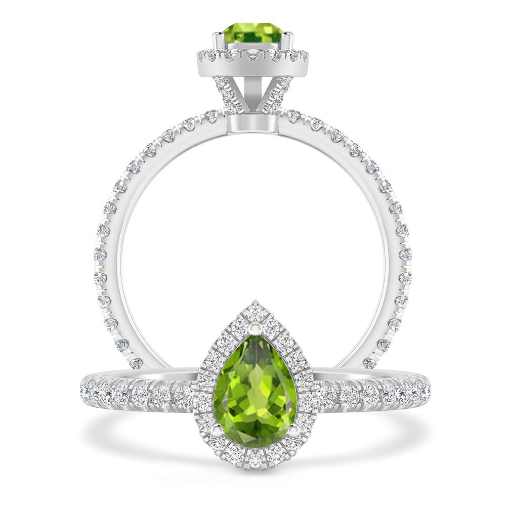 White Gold - Peridot