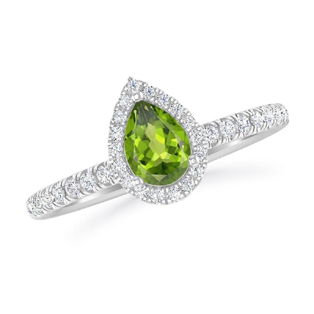 White Gold - Peridot