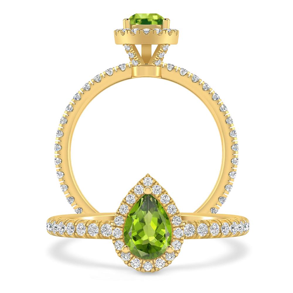 Yellow Gold - Peridot