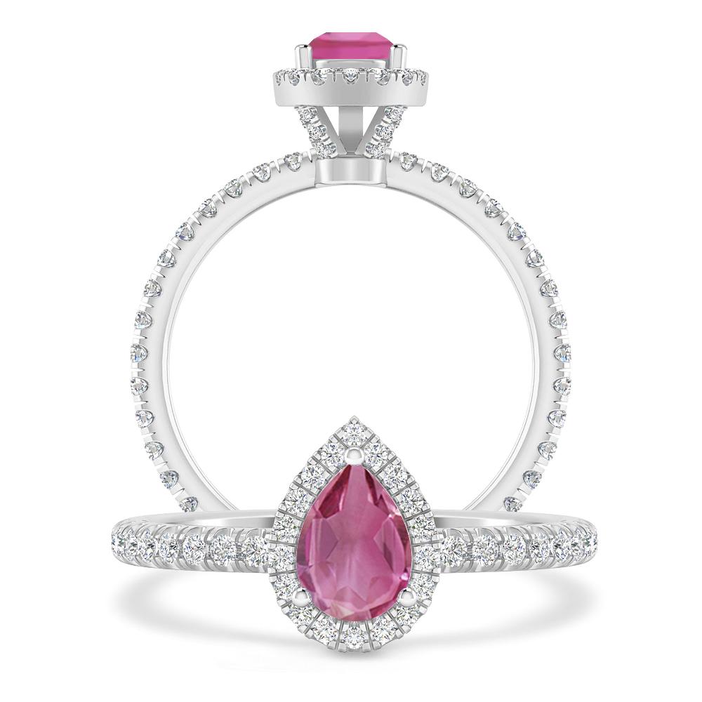 White Gold - Pink Tourmaline