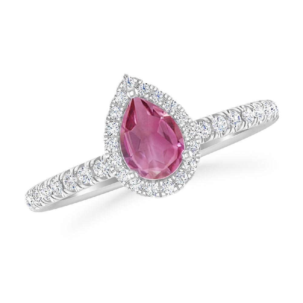 White Gold - Pink Tourmaline