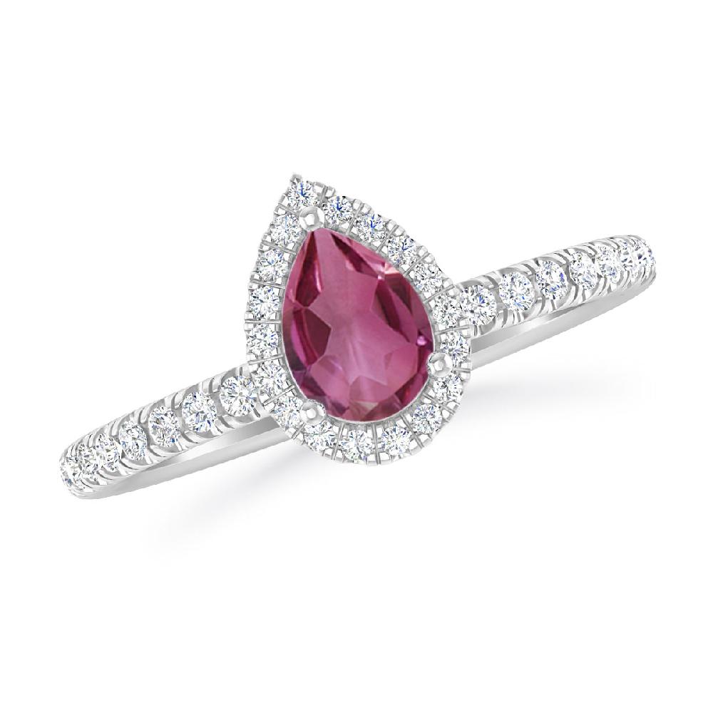 White Gold - Pink Tourmaline