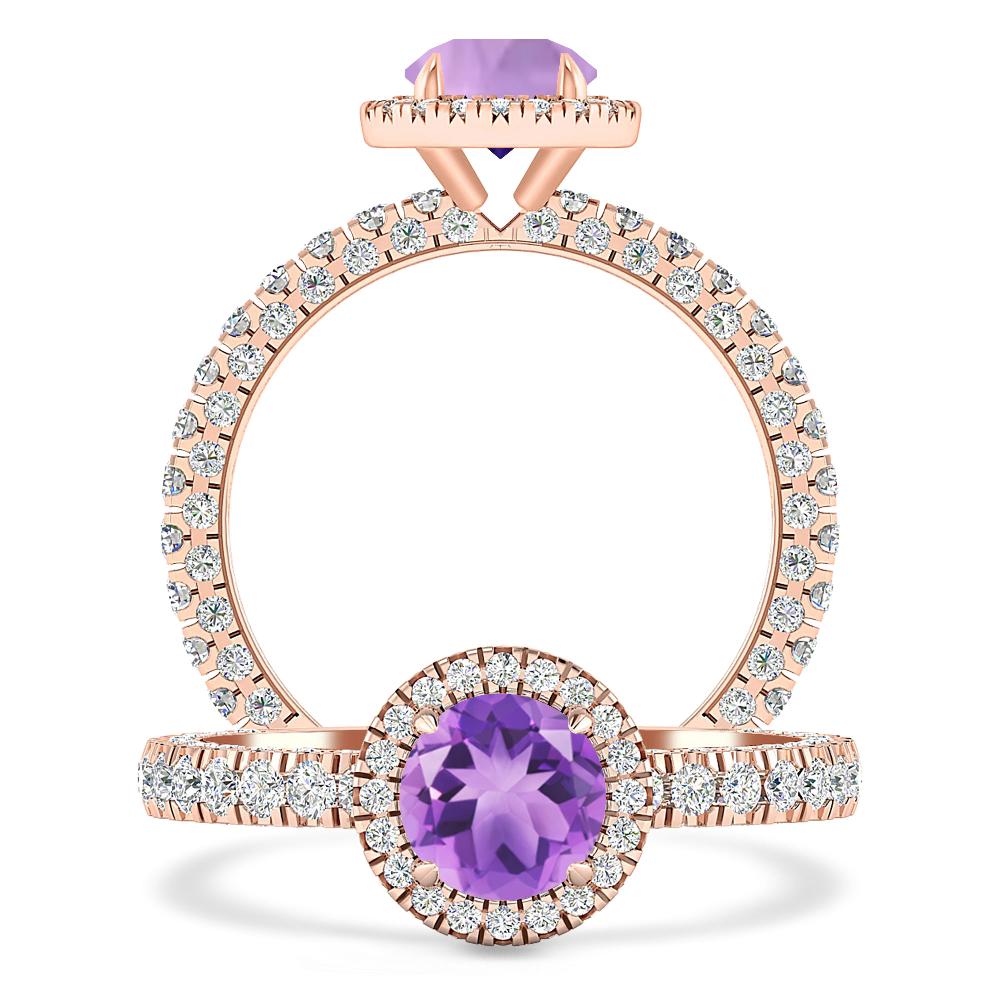 Rose Gold - Amethyst