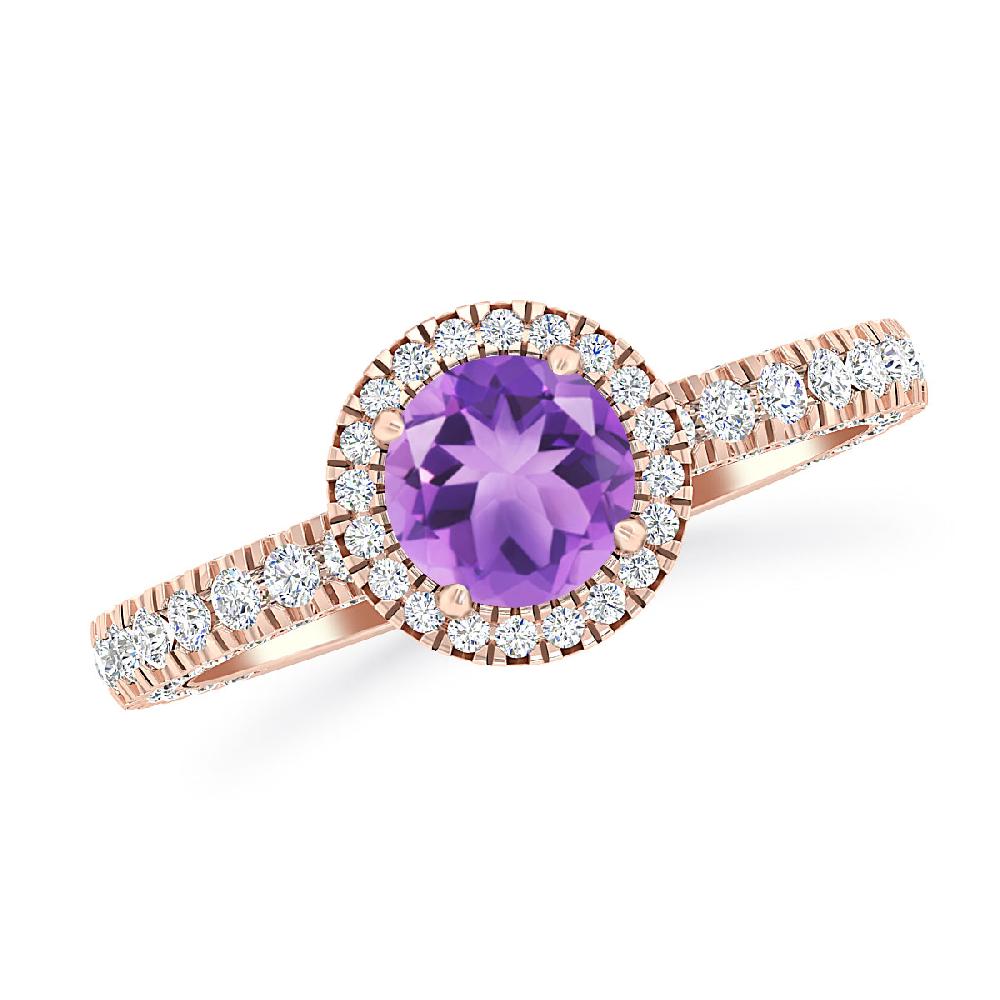 Rose Gold - Amethyst