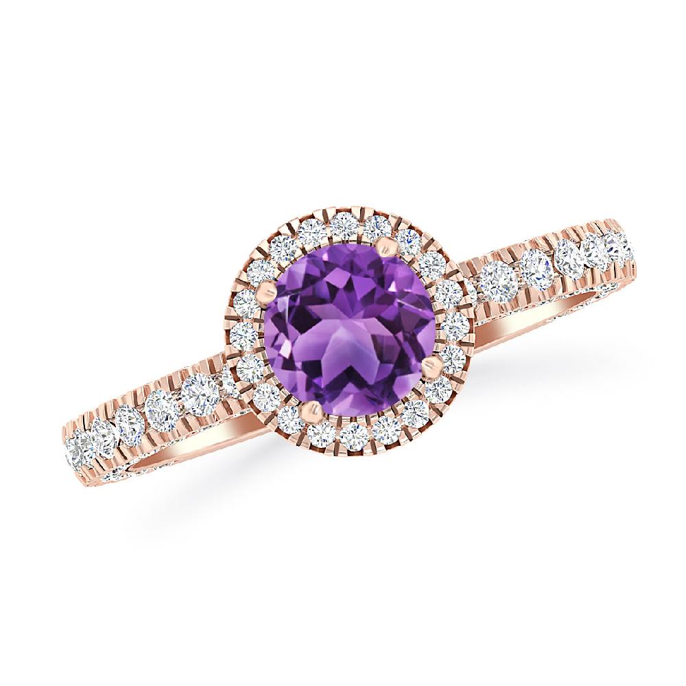 Rose Gold - Amethyst