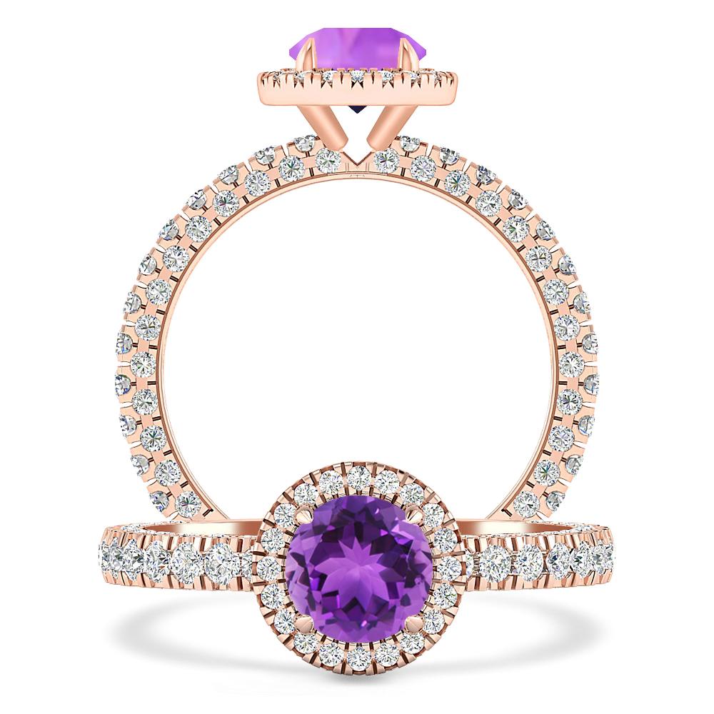 Rose Gold - Amethyst