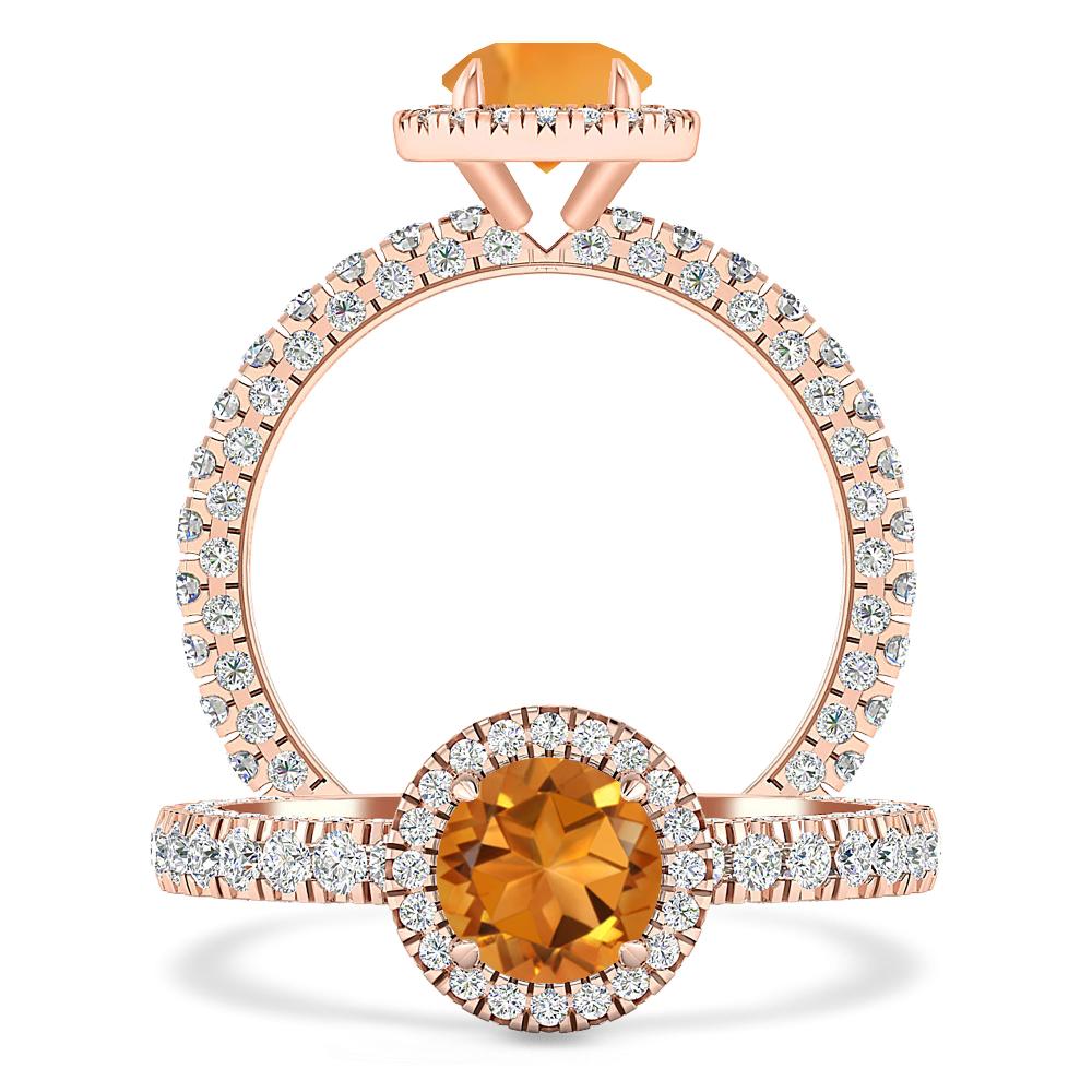 Rose Gold - Citrine