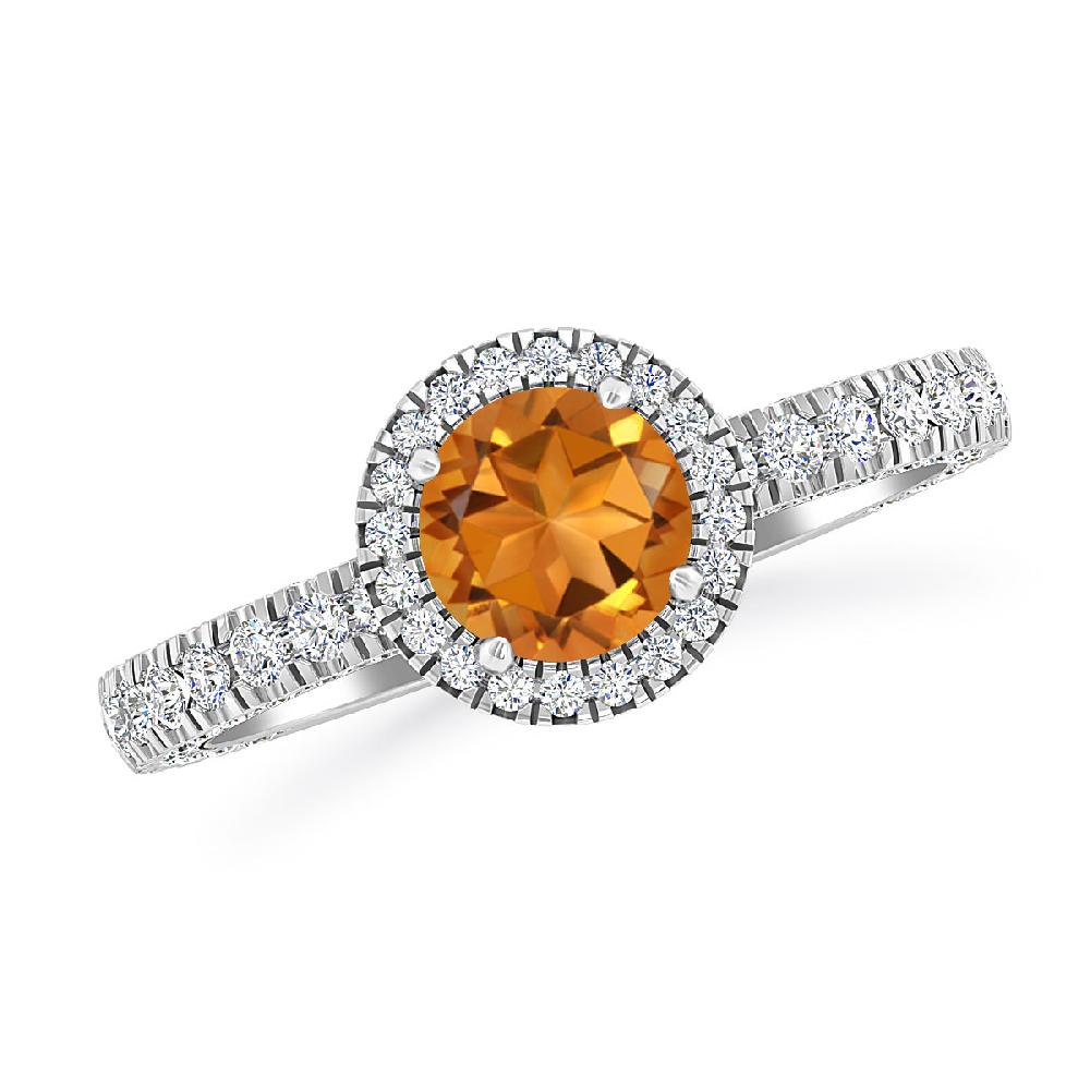 White Gold - Citrine