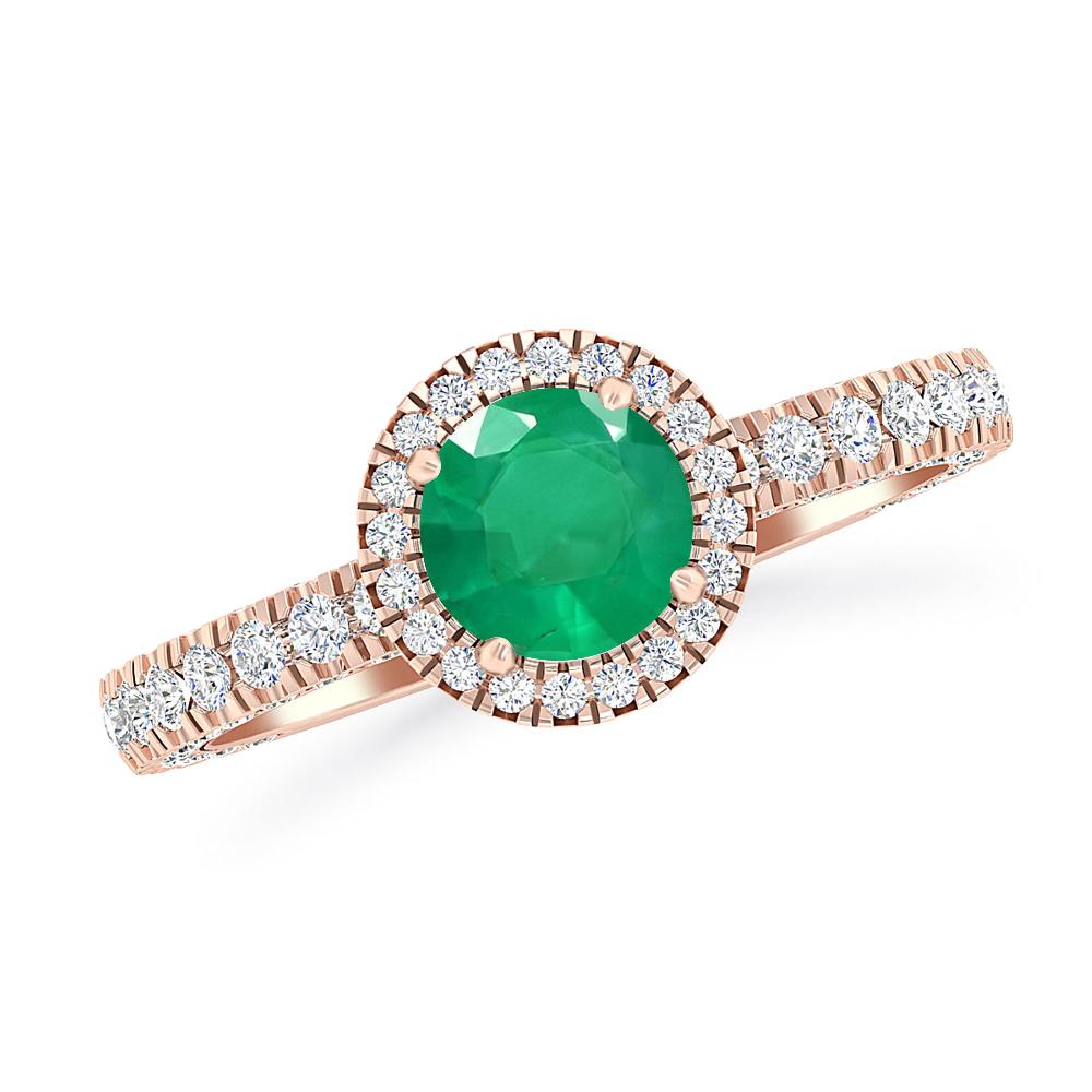 Rose Gold - Emerald