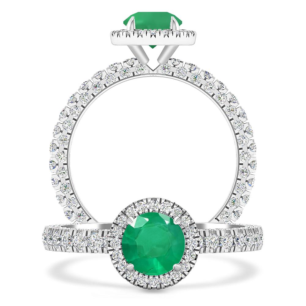 White Gold - Emerald