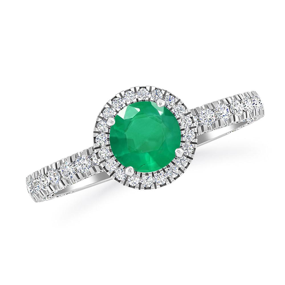 White Gold - Emerald